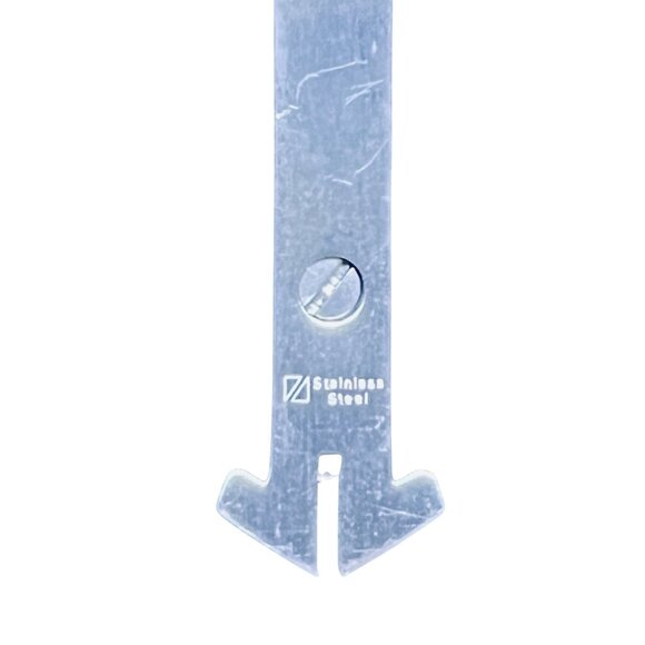 Men's Stainless Steel Two Tone Cross Pendant (6124) - Picture 5 of 5